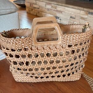 JCREW-like leather tote